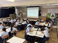 学校訪問　写真